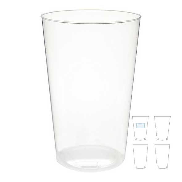 PS Transparent Injected Plastic Cup
